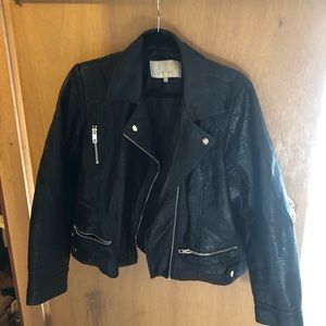 Faux Leather Jacket
